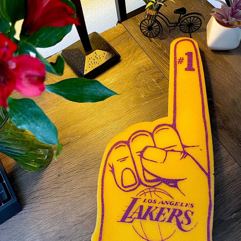 Lakers foam #1 hand - finger NBA Fan